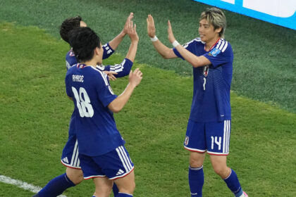 Japonijos futbolo rinktinė. Scanpix nuotr.
