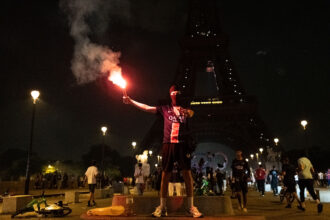 PSG fanas Paryžiuje (Scanpix nuotr.)