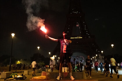 PSG fanas Paryžiuje (Scanpix nuotr.)