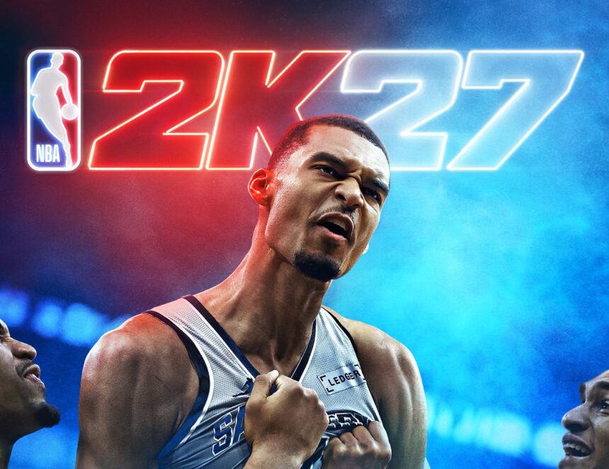 Vienas iš kelių europiečių: Wembanyama ant NBA 2K27 viršelio 