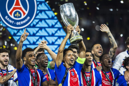 Doue vedamas PSG antrus metus iš eilės triumfavo UEFA Supertaurėje