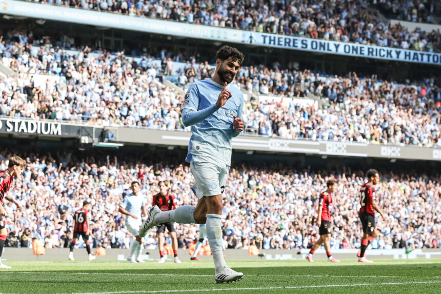 Paskutinėmis minutėmis išsigelbėjęs „Man City“ „Premier“ lygoje startavo pergalingai