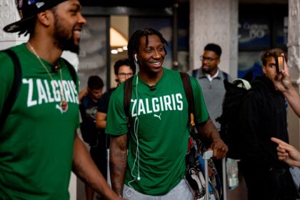 Sabenas Lee ir Sterlingas Brownas (zalgiris.lt nuotr.)