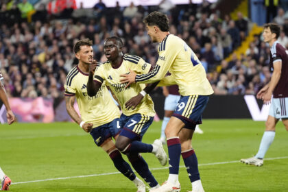 Bukayo Saka (Scanpix nuotr.)