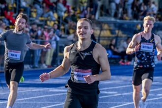 Adas Dambrauskas Europos čempionato atrankoje 100 m įveikė per 10,57 sek.