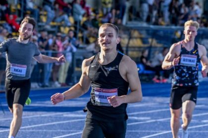 Adas Dambrauskas Europos čempionato atrankoje 100 m įveikė per 10,57 sek.