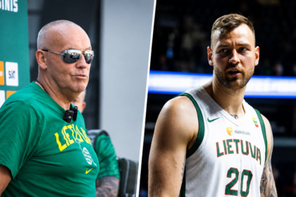 Rimas Kurtinaitis ir Donatas Motiejūnas