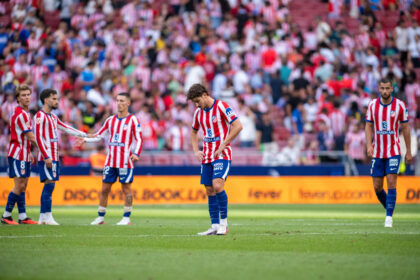 Julianas Alvarezas ir Madrido „Atletico“ futbolininkai