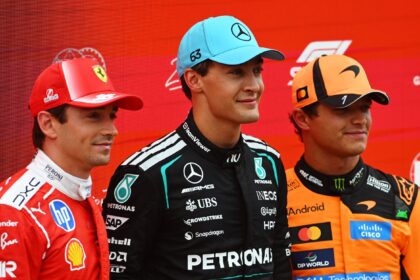 Iš „pole“ pozicijos startavęs „Mercedes“ pilotas Zandvorto trasoje už savęs paliko Charlesą Leclercą ir Lando Norrisą.