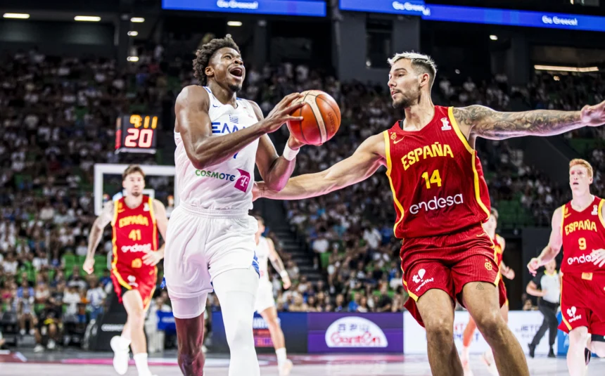 Graikija - Ispanija (FIBA nuotr.)