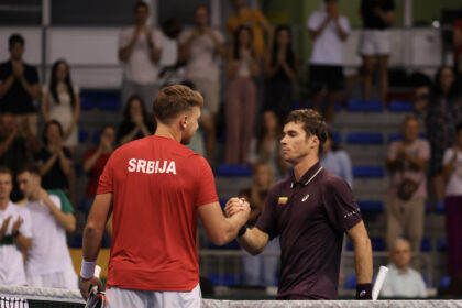 Vilius Gaubas. Nikola Mladenovic / Serbijos teniso federacijos nuotr.