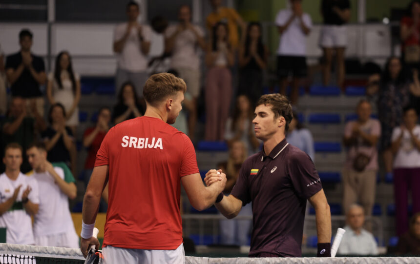Vilius Gaubas. Nikola Mladenovic / Serbijos teniso federacijos nuotr.