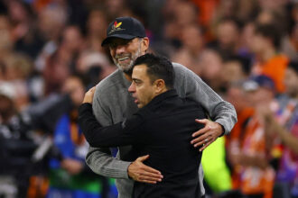 Jurgenas Kloppas ir Xavi (Scanpix nuotr.)