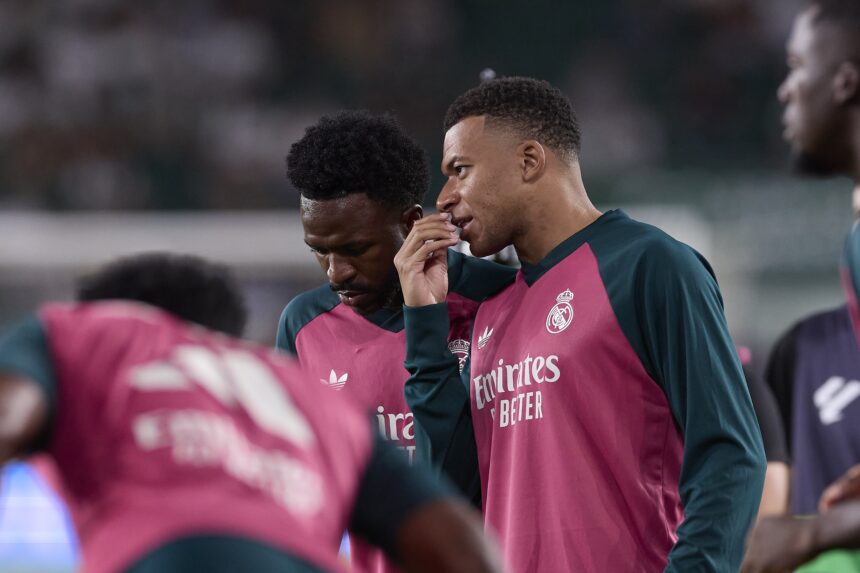 Kylianas Mbappe ir Vinicius Junioras (Scanpix nuotr.)