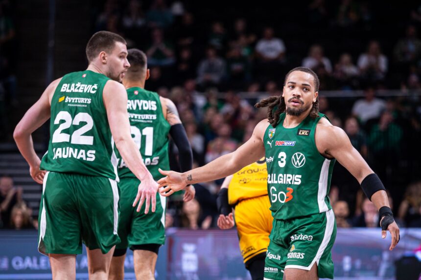 Lyderius ilsinęs „Žalgiris“ pirmose LKL namų rungtynėse sutalžė „Šiaulius“