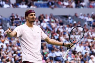 Alexanderis Zverevas trečią kartą iš eilės žais „Grand Slam“ turnyro finale.