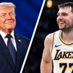 Donaldas Trumpas ir Luka Dončičius (Scanpix nuotr.)