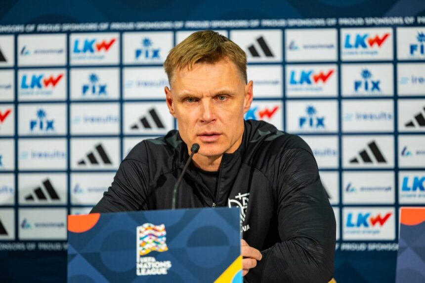 Jankauskas apie Lichtenšteino testą: tikiu, kad mūsų komanda stipresnė daugeliu komponentų