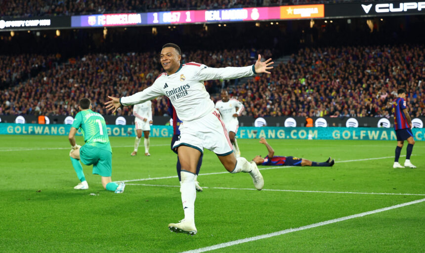 Mbappe dublis nutraukė tobulą „Barcelona“ startą: „El Clasico“ triumfavo „Real“