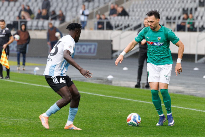 LFF taurės finalas: Benchaibas pramušė baudinį, bet „Kauno Žalgiris“ pirmauja prieš „Miniją“