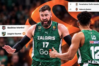 Kauno „Žalgiris“, turintis vieną pergalę ir du pralaimėjimus, užima 10-ąją vietą Eurolygoje