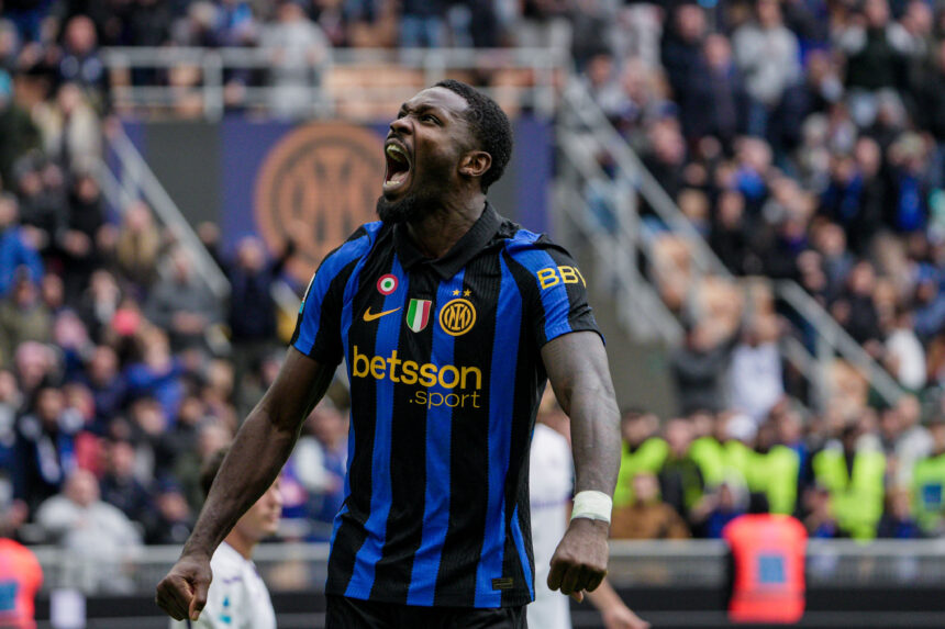 Neįtikėtina „Inter“ drama: du įvarčiai per pridėtą laiką ir toliau „Serie A“ viršūnė
