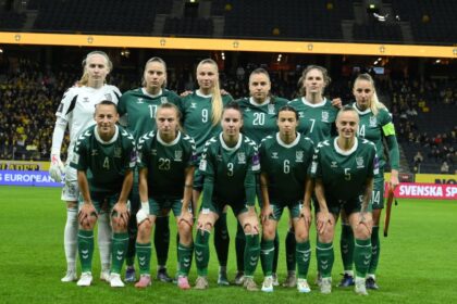 Lietuvos moterų futbolo rinktinė. LFF.lt nuotr.