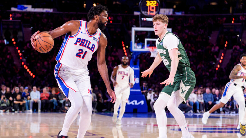 Jakučionis surengė solidų pasirodymą prieš be LeBrono žaidusias „76ers“ žvaigždes
