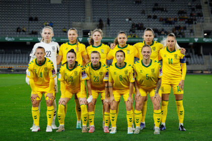 Lietuvos moterų futbolo rinktinė. Elvio Žaldario / LFF.lt nuotr.